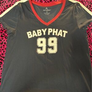 Baby Phat Black and Red Kids Jersey